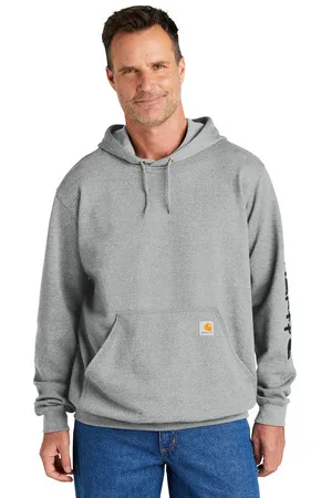 Carhartt® Midweight Hooded Logo Sweatshirt view 3