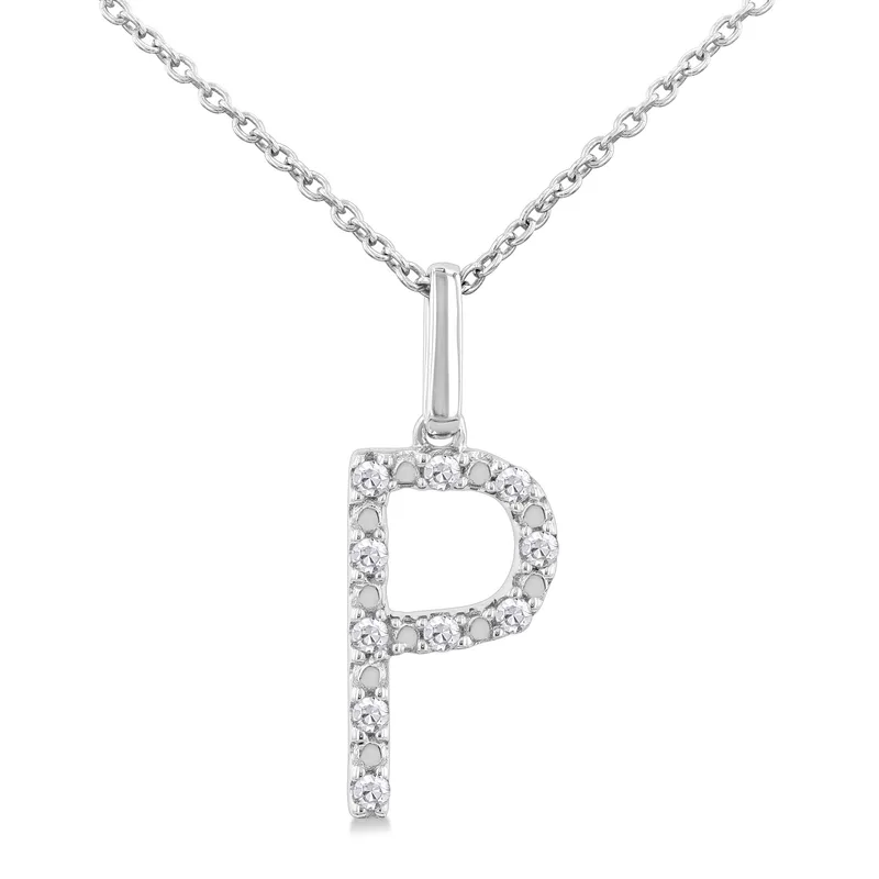 Jilco Inc Initial Necklace-P