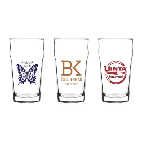 Porter 16 oz Nonic Beer Glass view 3