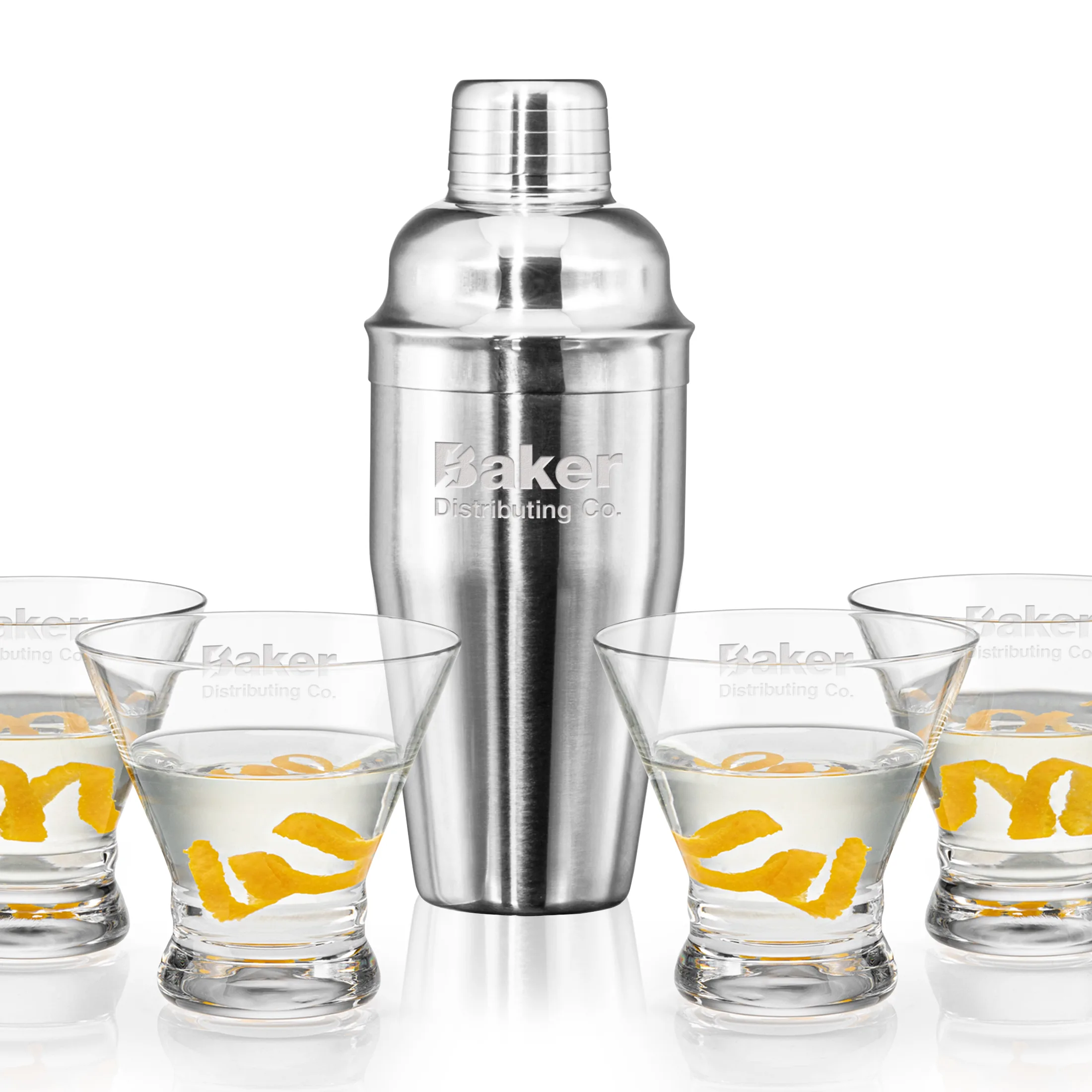 Shaker Martini Set, Shaker & Rideau, Set of 5