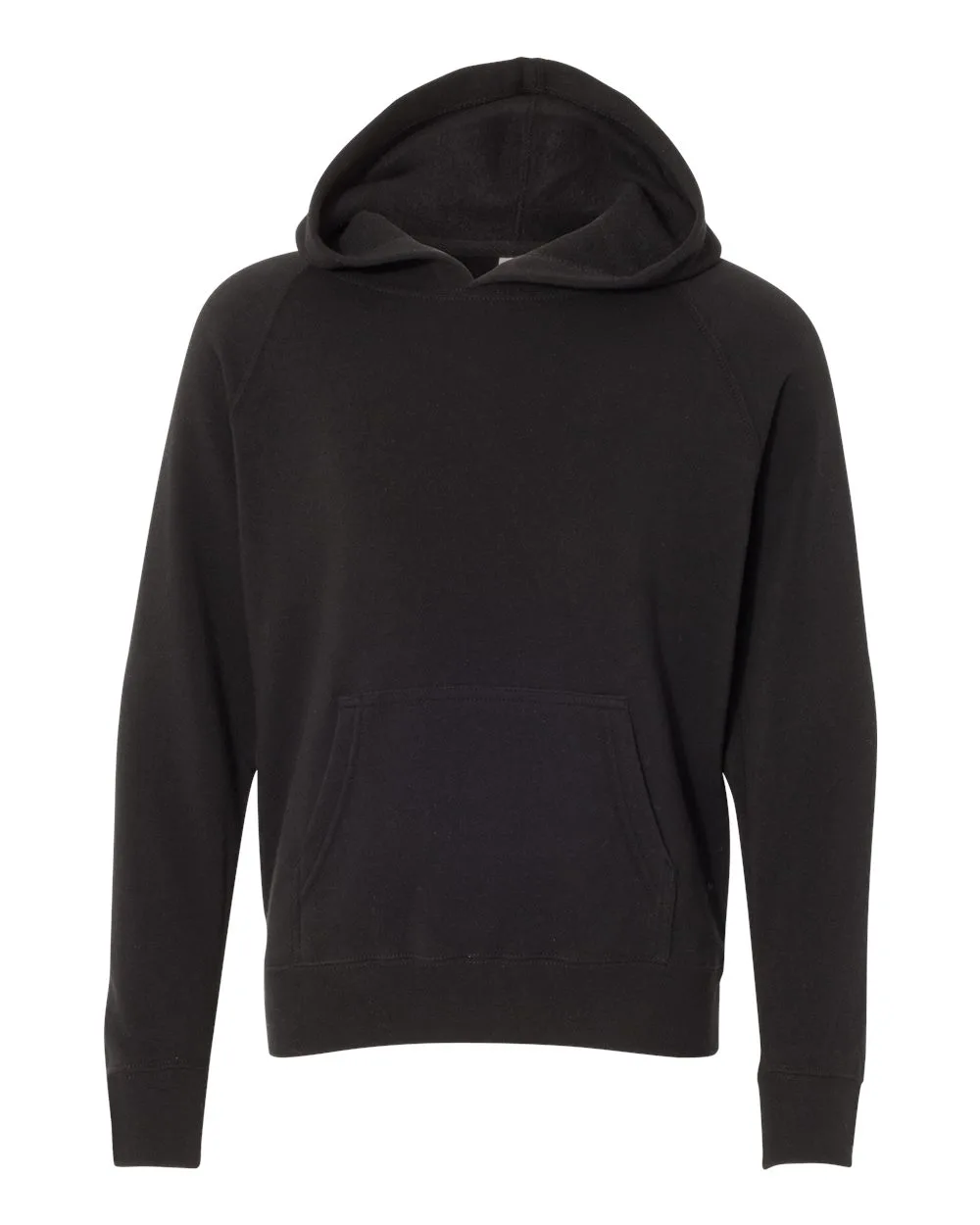 Independent Trading Co.® Youth Lightweight Special Blend Raglan Hooded Sweatshirt view 5