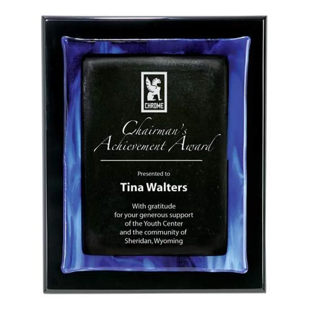 Metallic Fusion Plaque - Black