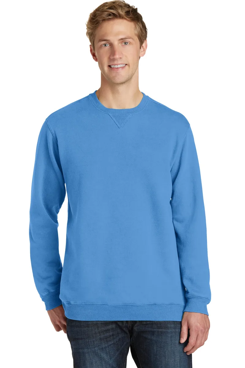 Port & Co™ Beach Wash® Garment-Dyed Crewneck Sweatshirt