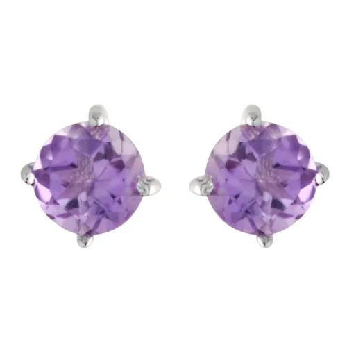 Jilco Inc Amethyst Earrings - 5mm