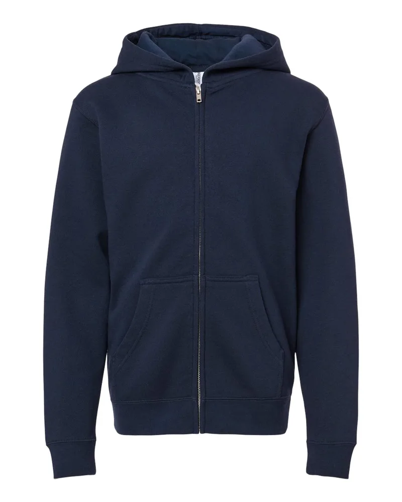 Independent Trading Co.® Youth Midweight Full-Zip Hooded Sweatshirt view 5