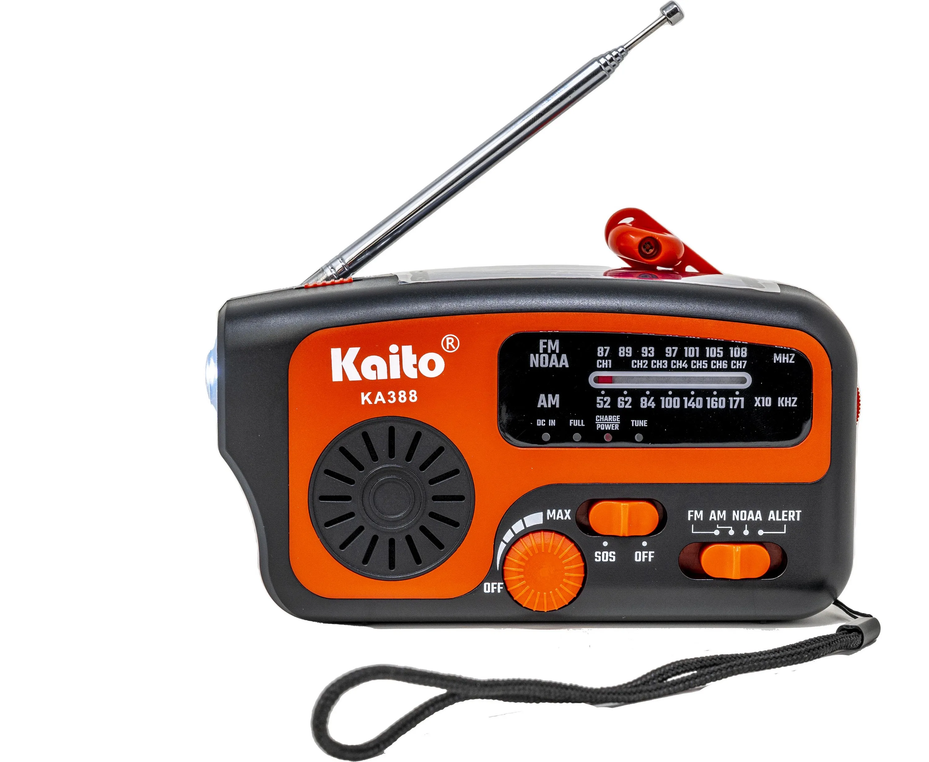 Kaito Emergency Radios & Wireless Mics Kaito Noaa Weather Am/Fm/Crank/Solar Radio w/Usb-C Charger