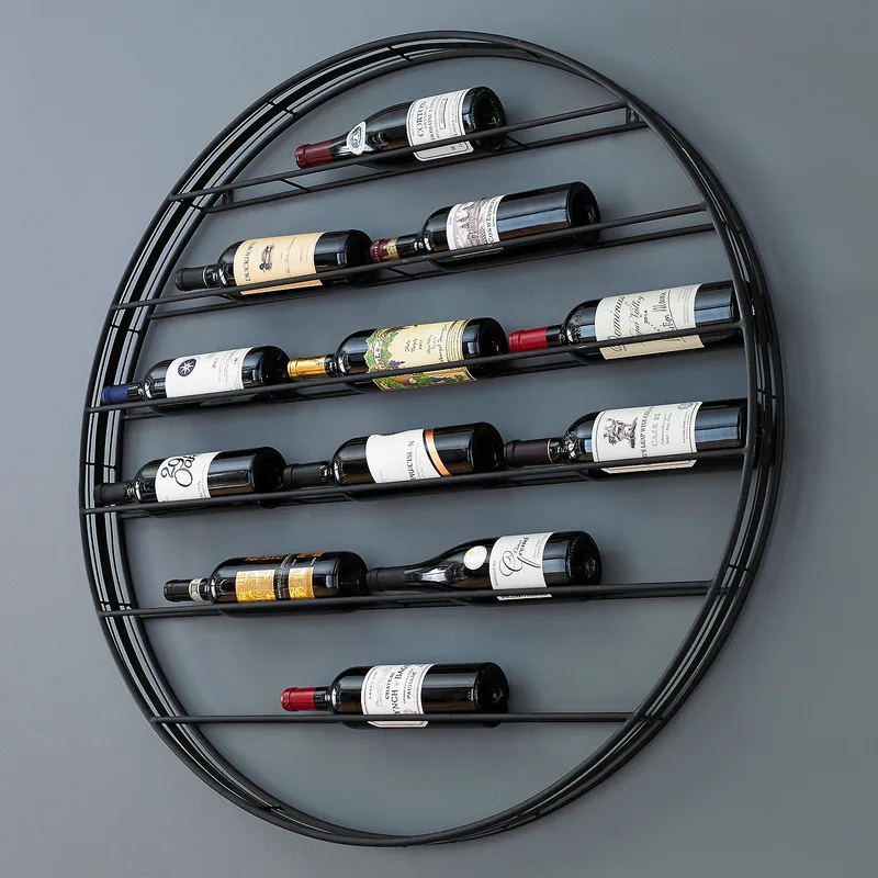 Wine Enthusiast 12-Bottle Label View Wall Wine Rack