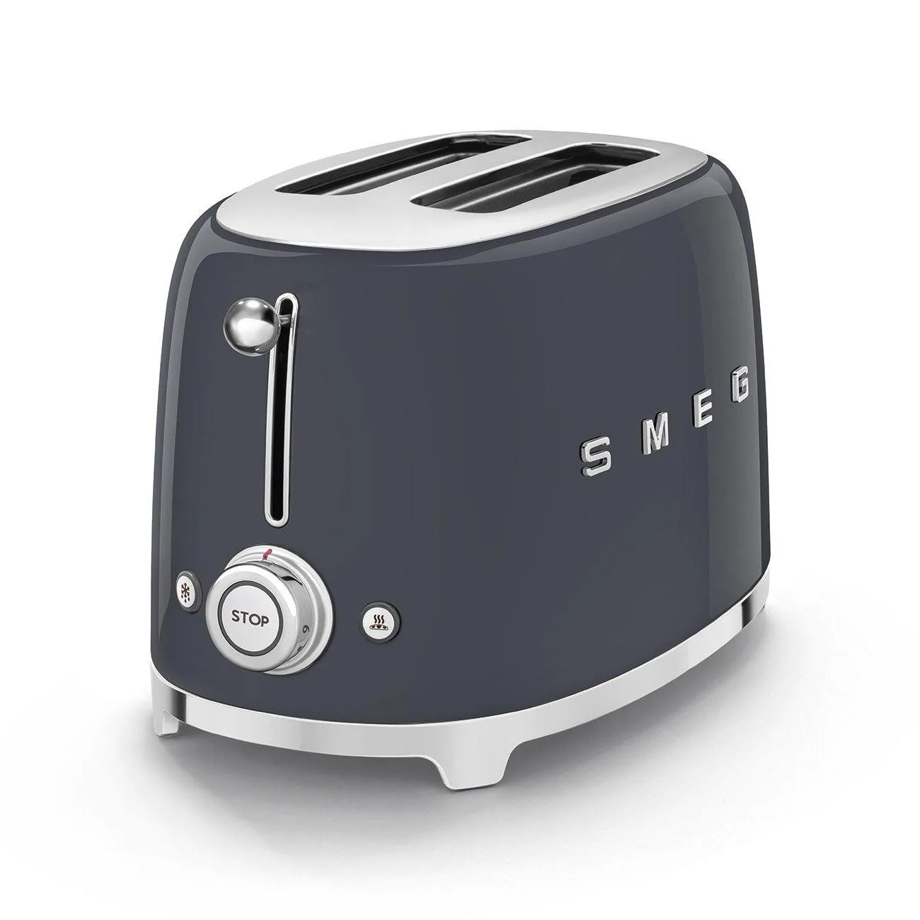 Smeg 50's Retro-Style 2 Slice Toaster Slate Gray