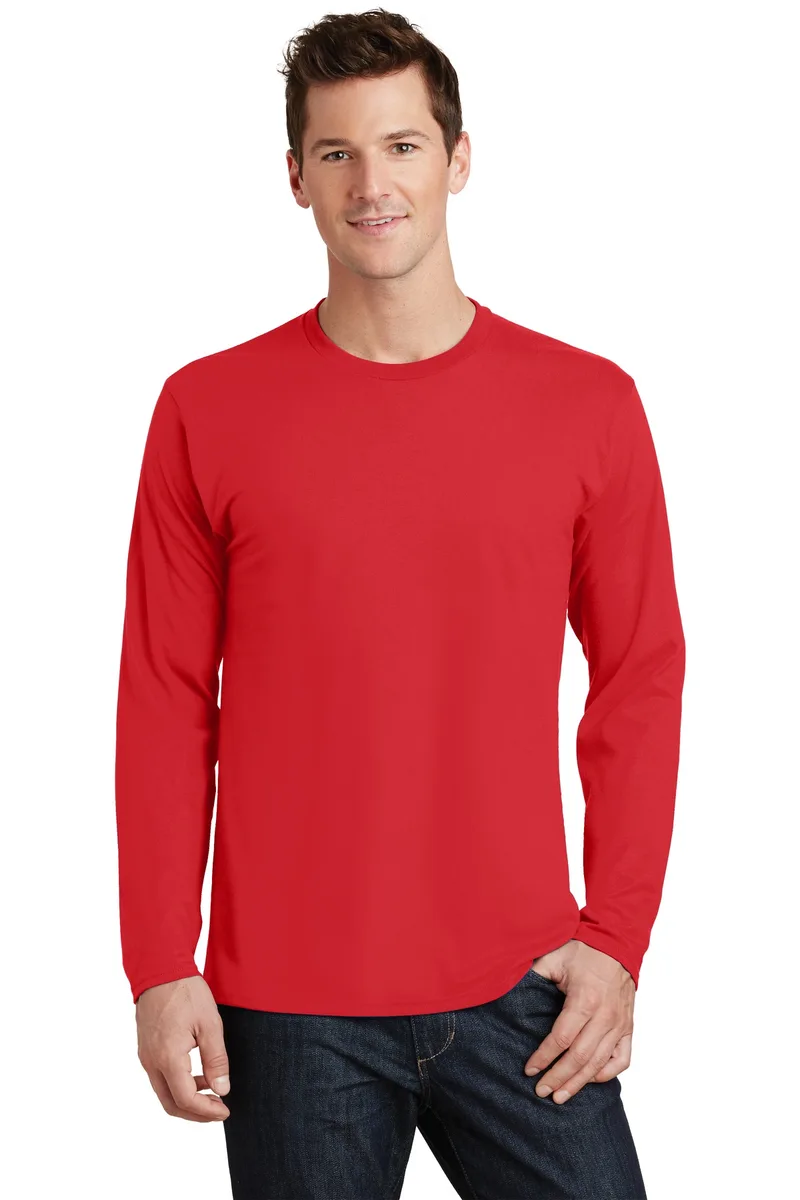 Port & Co™ Long Sleeve Fan Favorite Tee. view 3