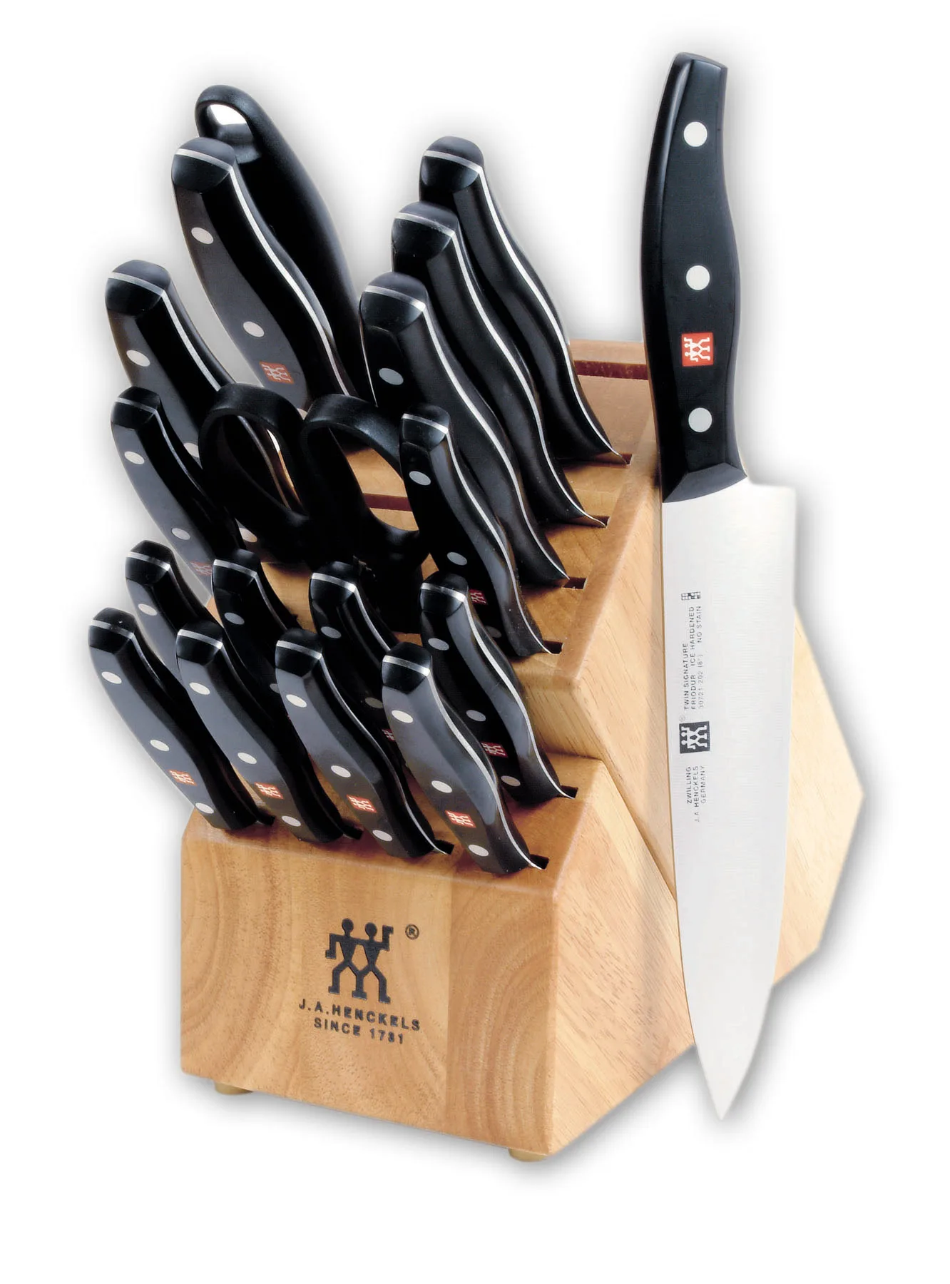 JA Henckels Twin Signature 19-Piece Knife Block Set