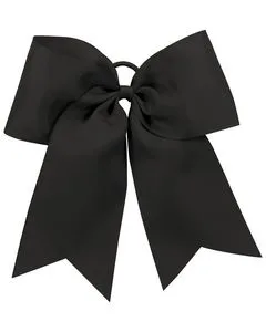 Augusta Sportswear Cheer Solid Grosgrain Hair Bow view 2