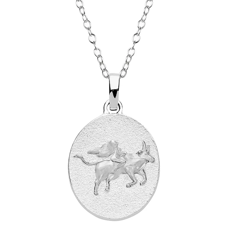 Jilco Inc Taurus Necklace - Sterling Silver