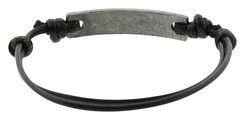 Black/Silver Blank Back