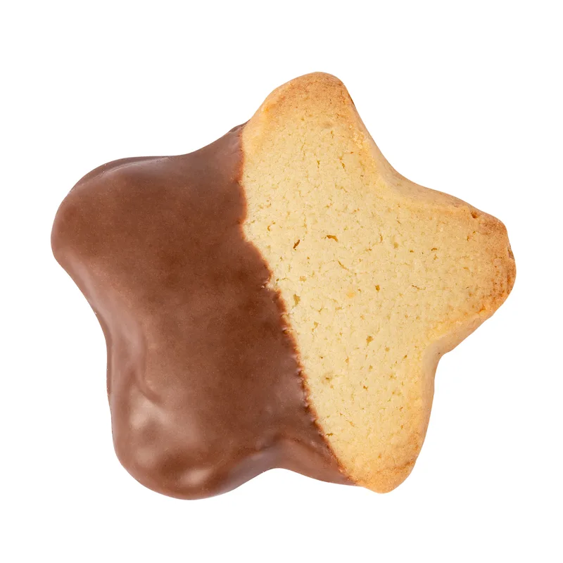 Chocolate Dipped Star Cookie in Gift Tin view 2