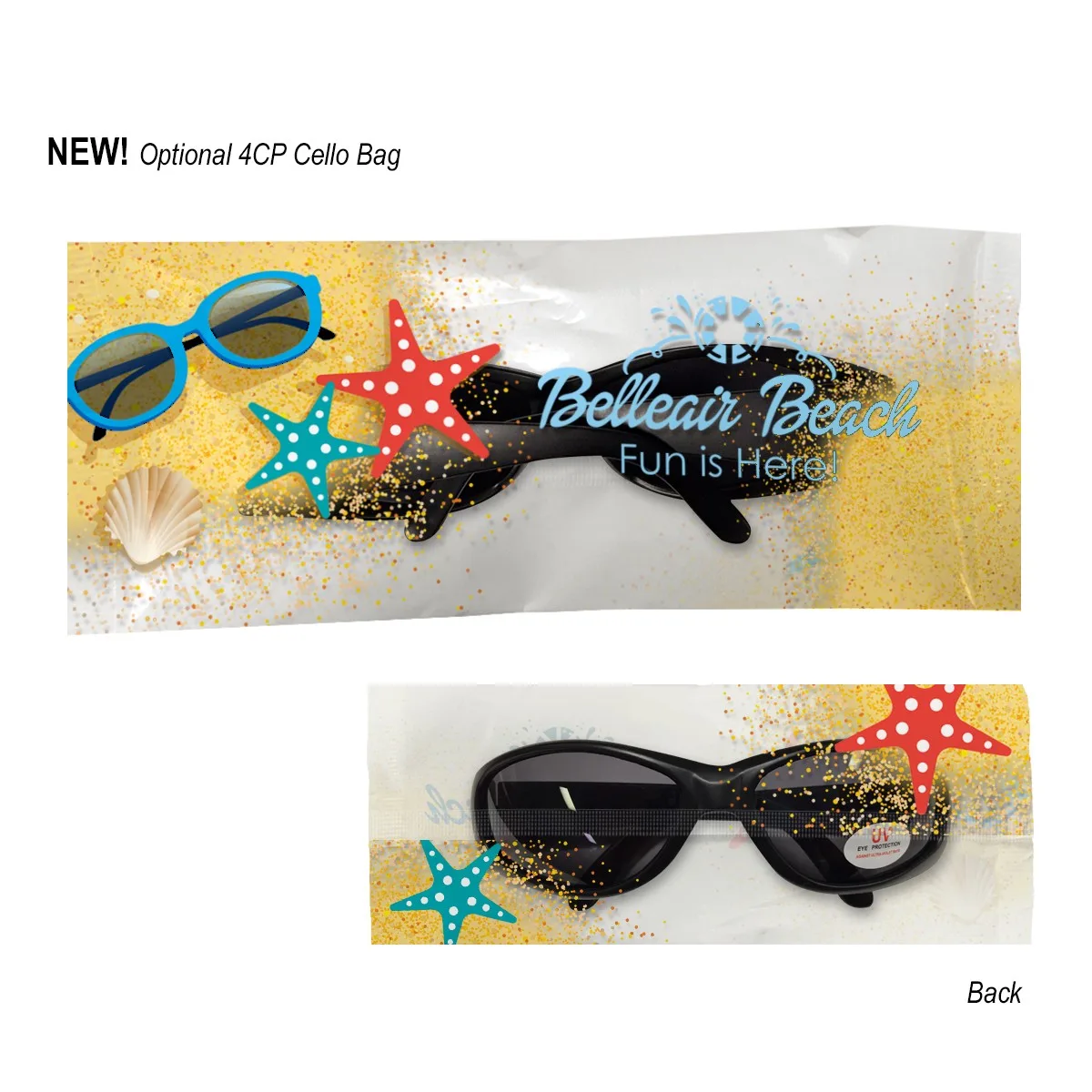 6229 Sunglasses Clear Cellobag