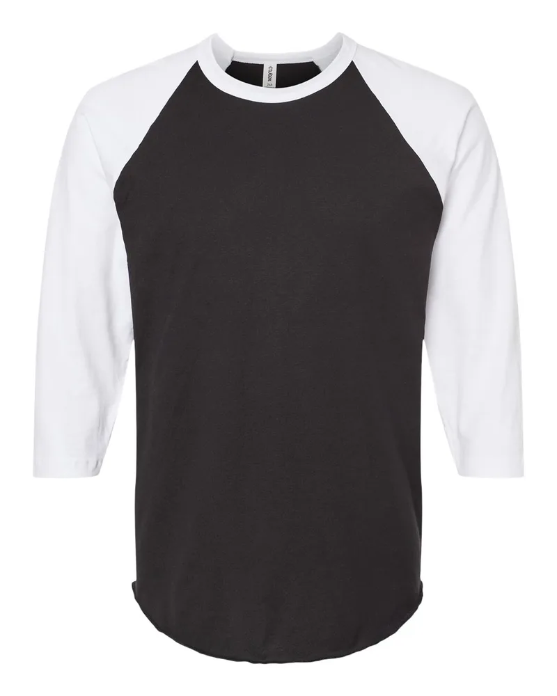 Tultex® Unisex Fine Jersey Raglan T-Shirt view 5