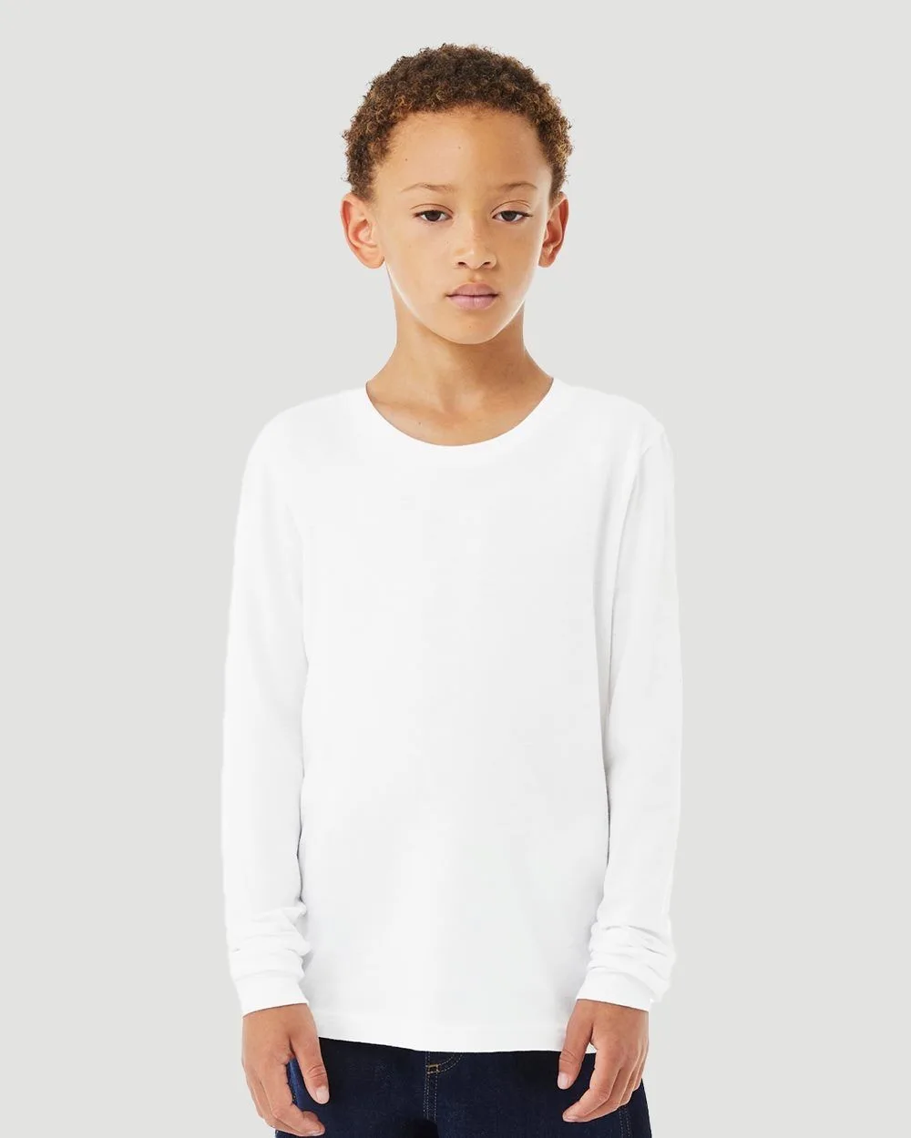 Bella+Canvas® Youth Heather CVC Long Sleeve T-Shirt
