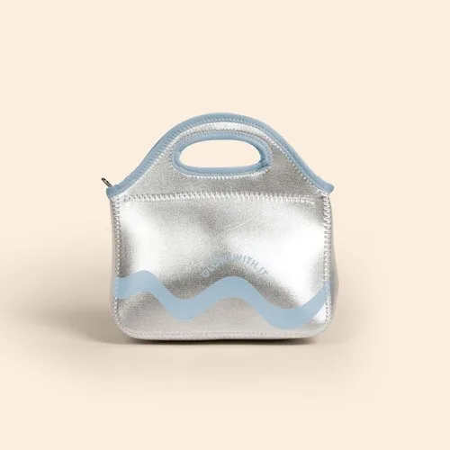 Klutch Metallic Neoprene Lunch Bag view 7