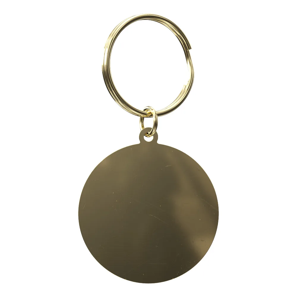 Vibraprint® Bright Round Key Tag (1-1/2") view 2