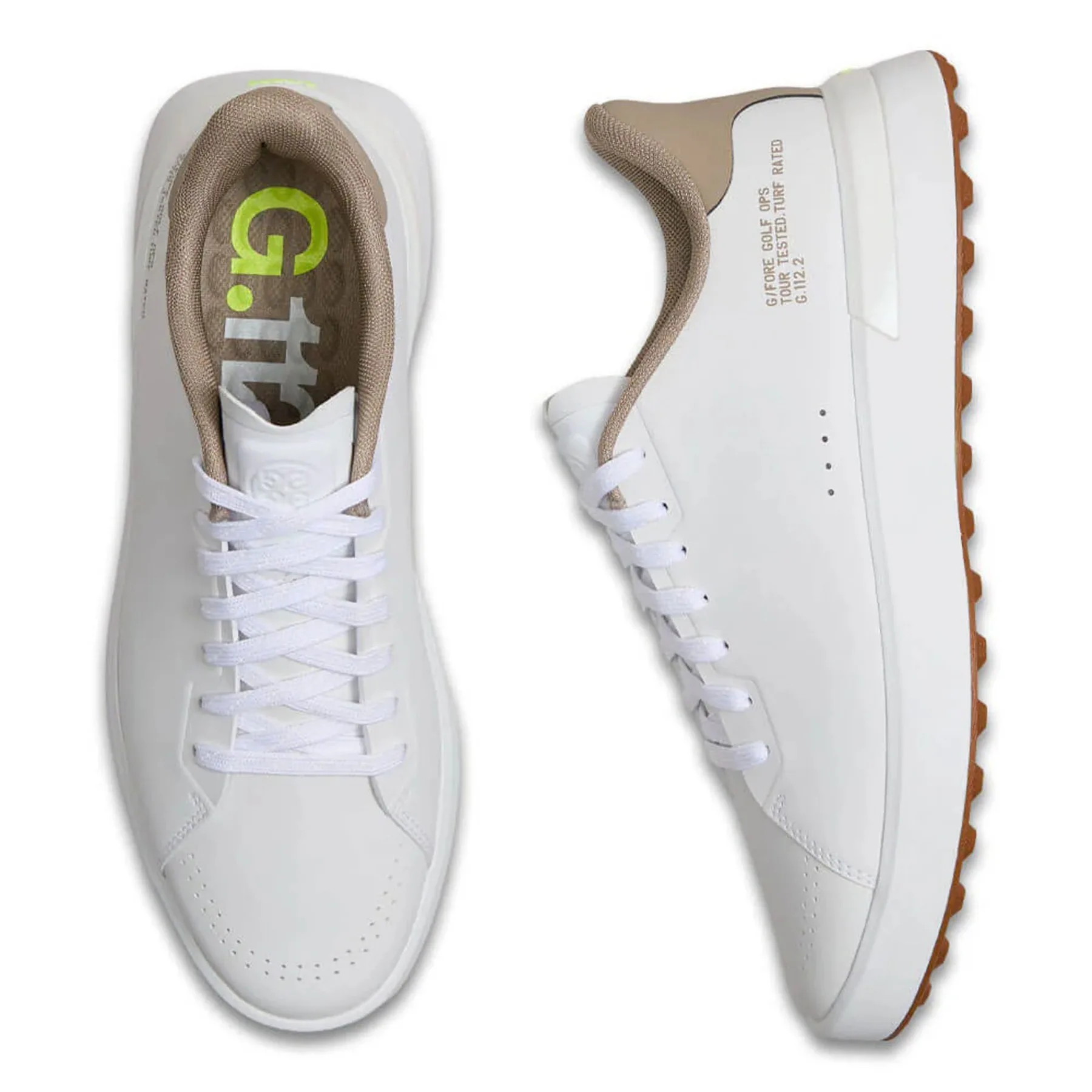GFORE G.112 Golf Shoe - Snow/Dune