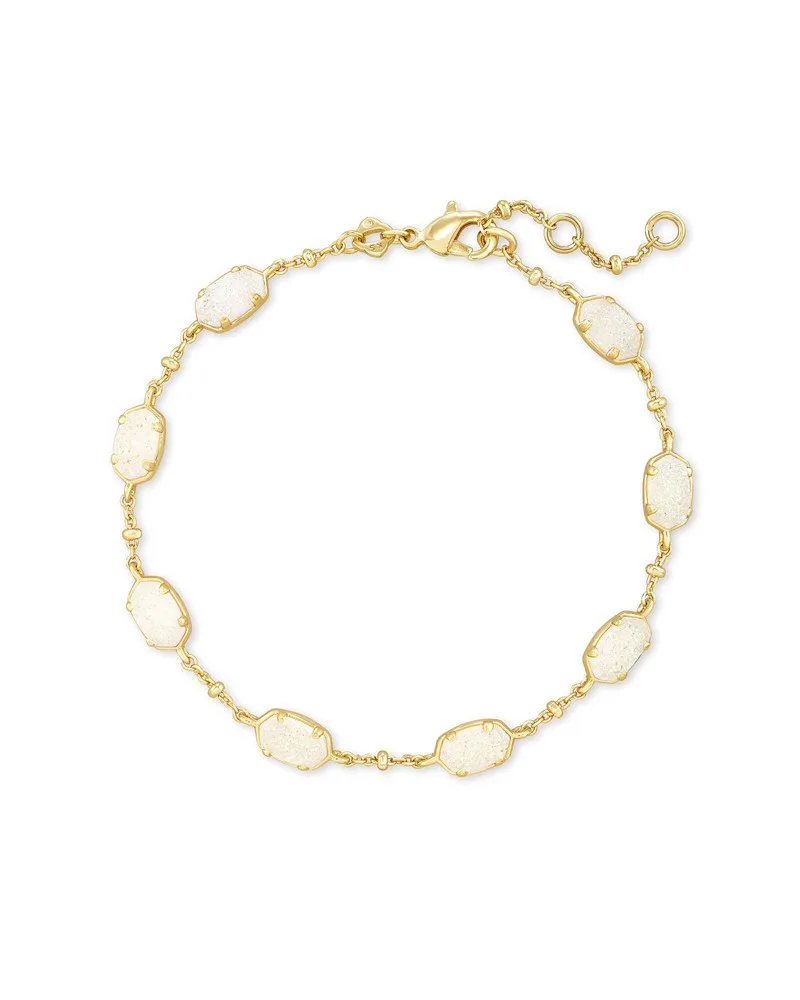 Kendra Scott Emilie Gold Link Bracelet in Iridescent Drury