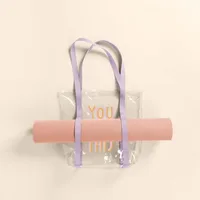 Shamwow Yoga Tote - Clear Vinyl — 1 Side Imprint