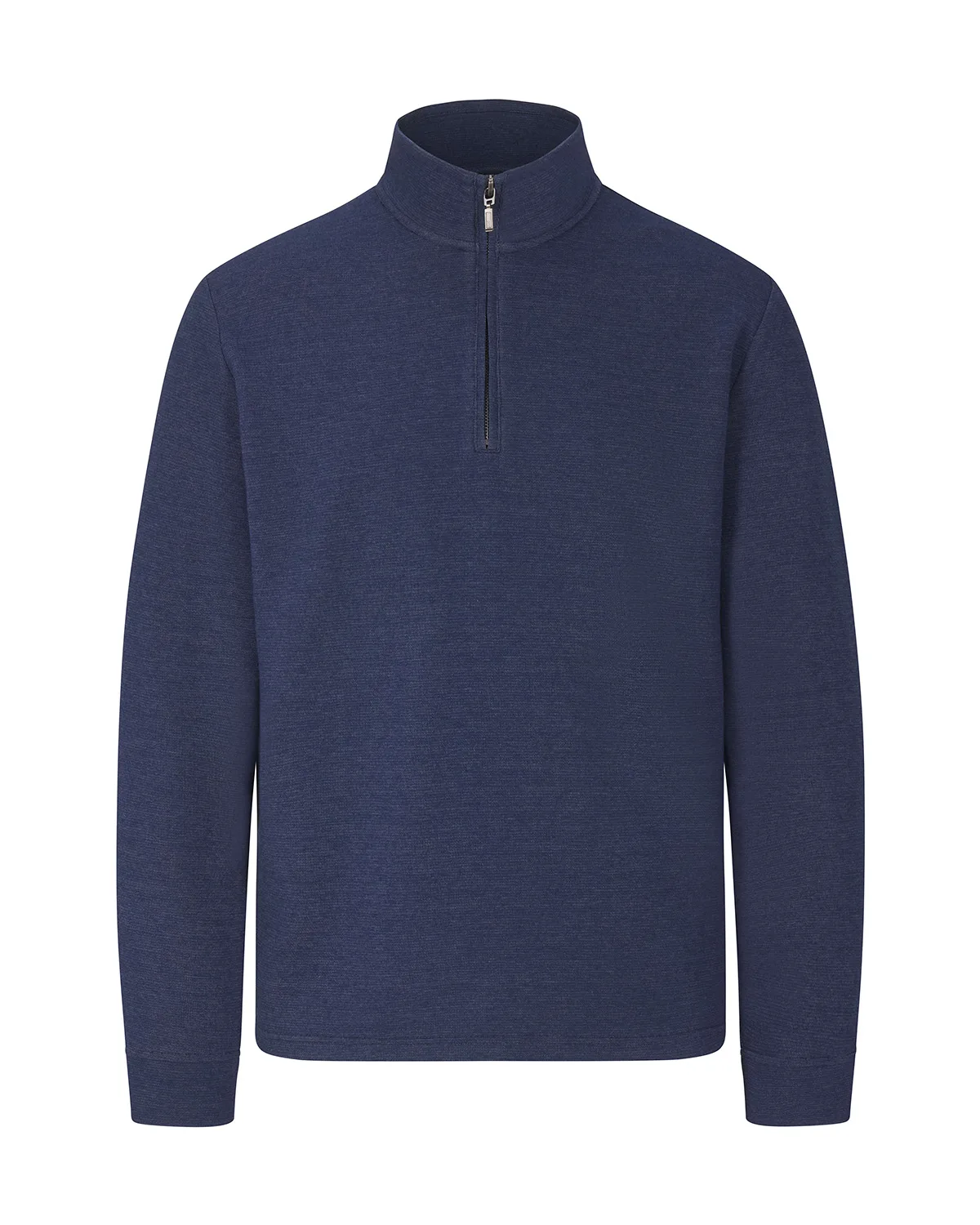 Cardiff Quarter-Zip Cotton Fleece Pullover view 3
