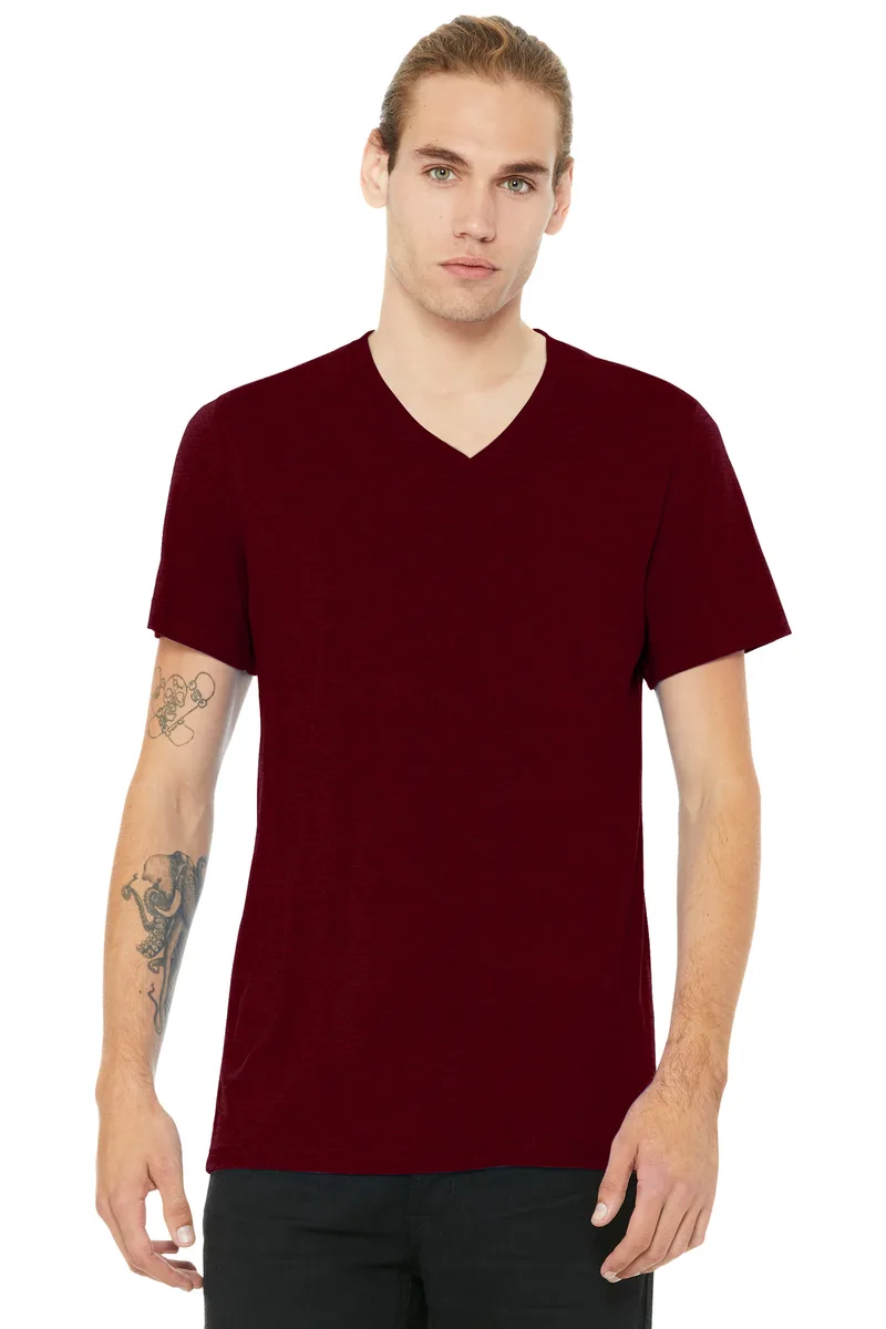 BELLA+CANVAS® Unisex Heather CVC V-Neck Tee view 5