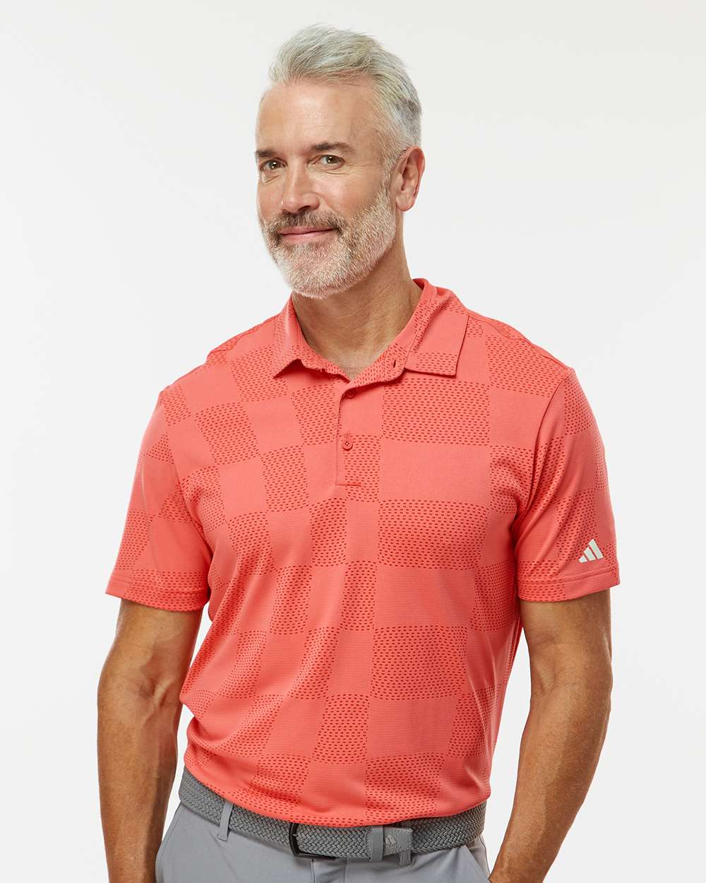 Adidas® Ultimate365 Textured Polo Shirt view 5