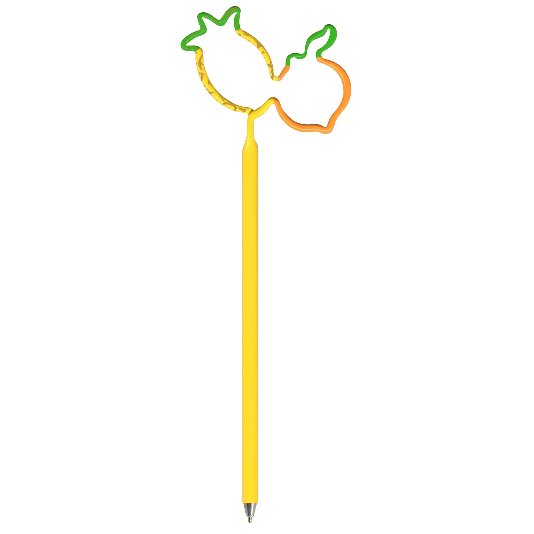 Pineapple Peach Multi-Color Inkbend Standard, Bent Pen view 2