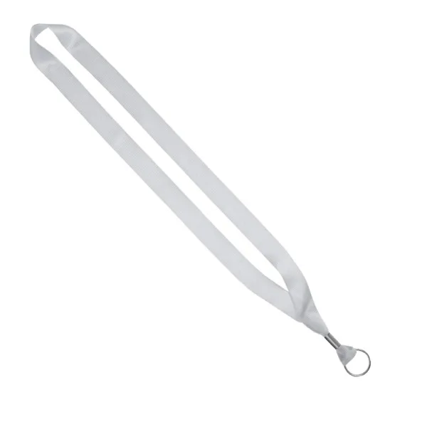 USA Made 0.75" Dye-Sublimated Lanyard with Zinc Crimp & Zinc Split-Ring view 3