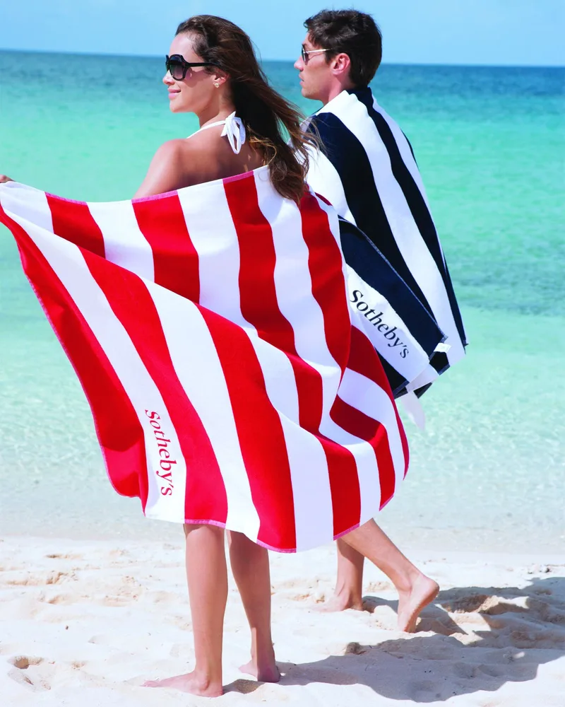 Turkish Signature™ Heavyweight Horizontal Cabana Stripe Beach Towel