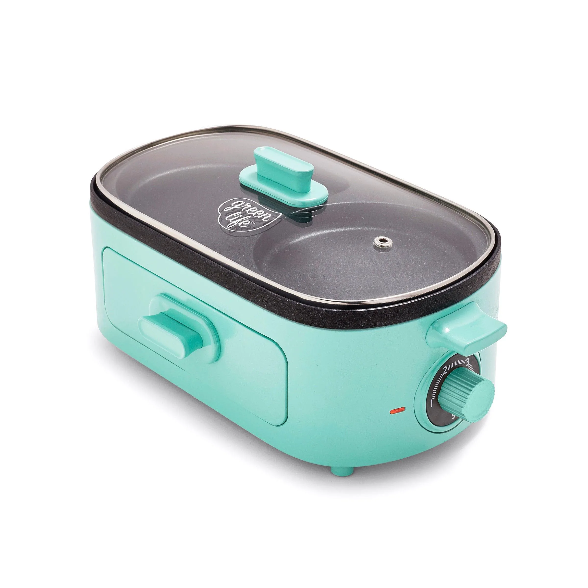 GreenLife Healthy Ceramic Nonstick Breakfast Maker - Turquoise