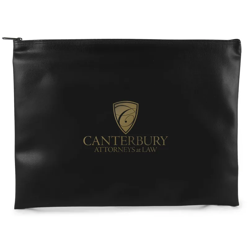 13"x10" Expanded Vinyl Memorial Bag w/Zipper
