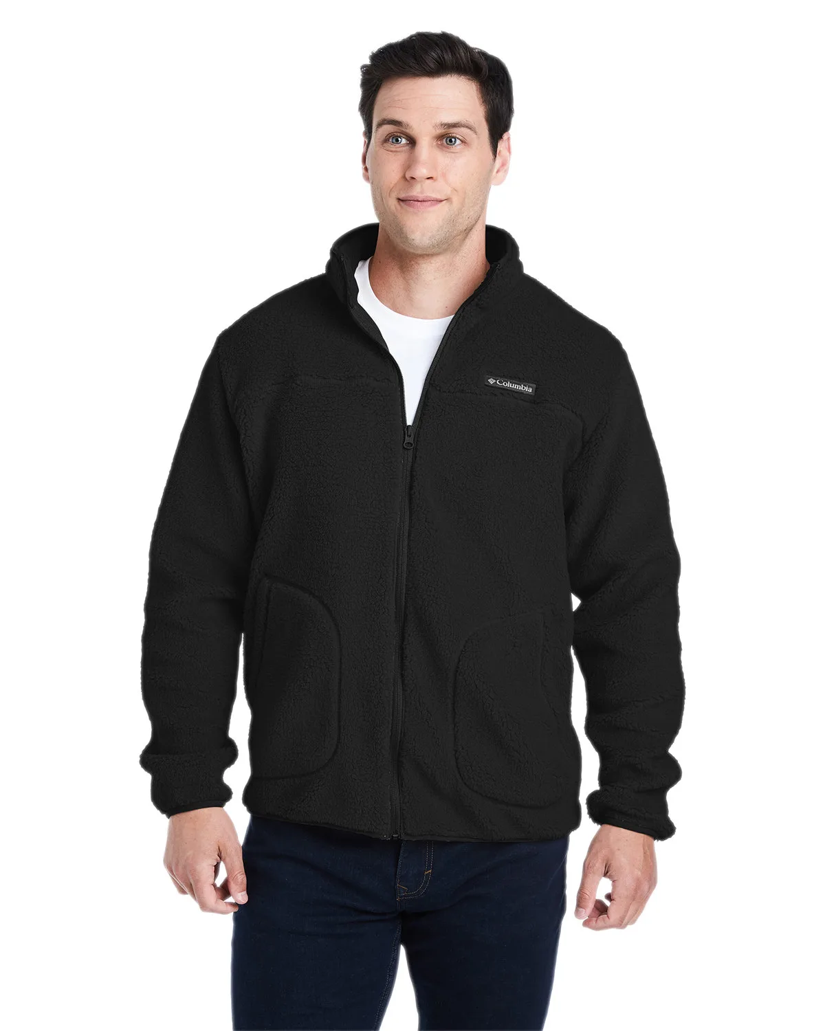 Columbia Men's Rugged Ridge™ II Sherpa Full-Zip Fleece Jacket view 2