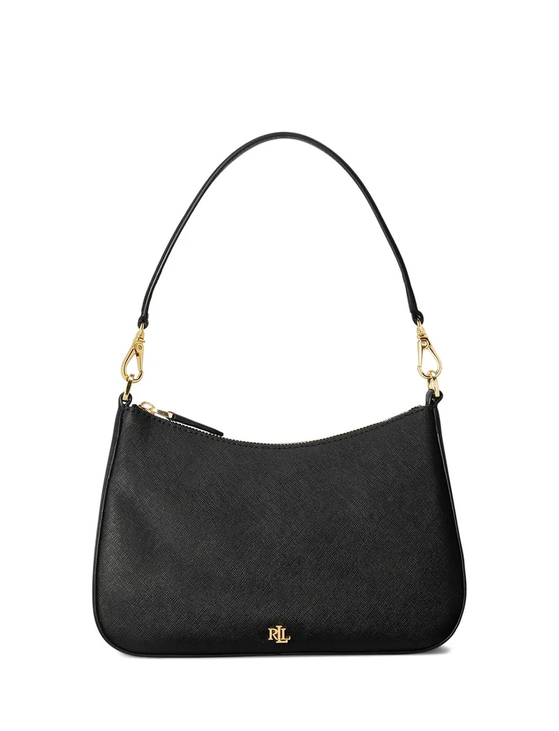 Ralph Lauren Black Danni 26 Medium Shoulder Bag