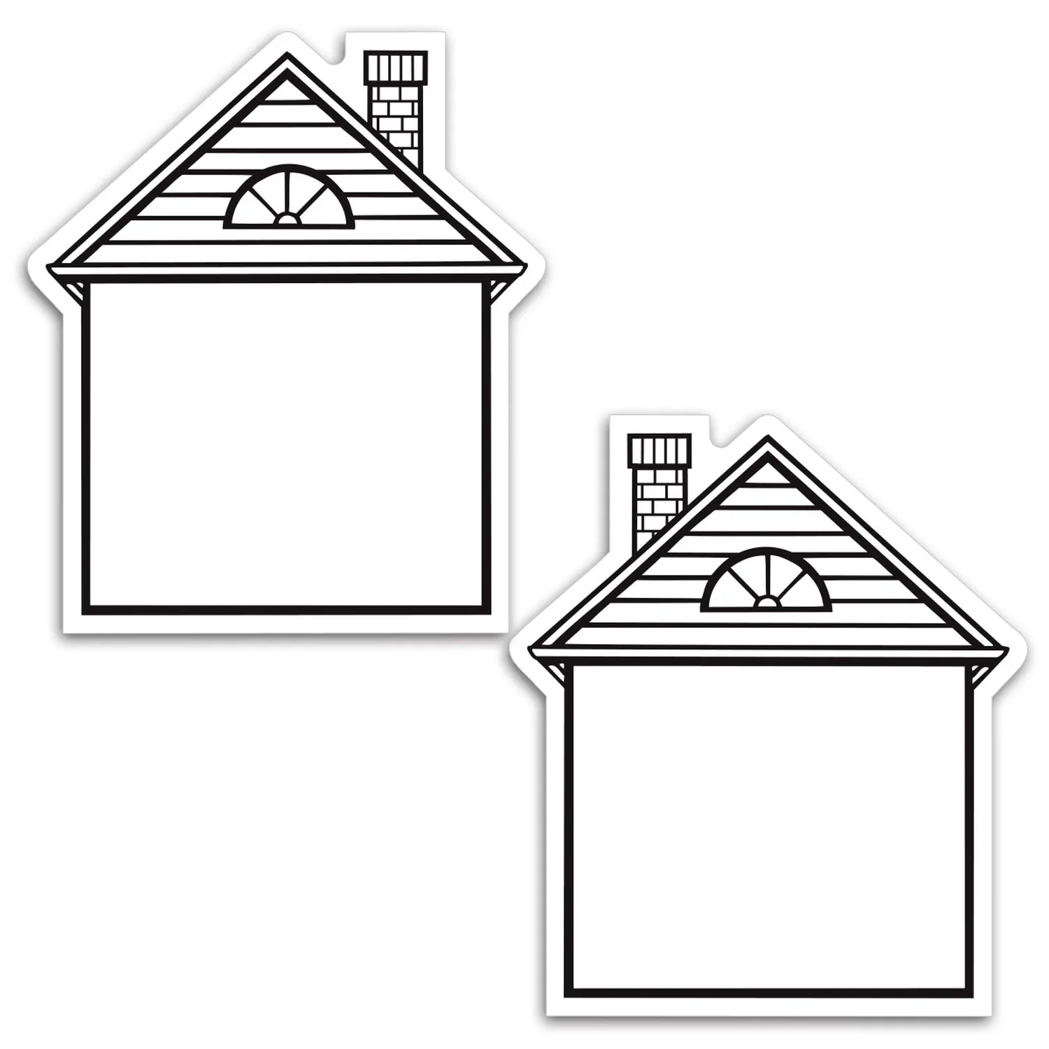 Double Sided House Magnet view 2