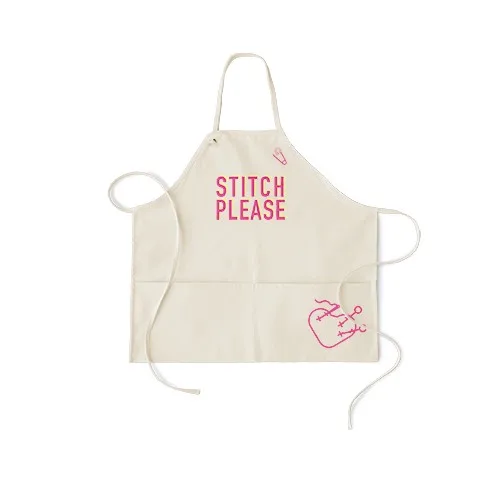 Continued Hot Pockets Adjustable Apron (Natural Canvas)