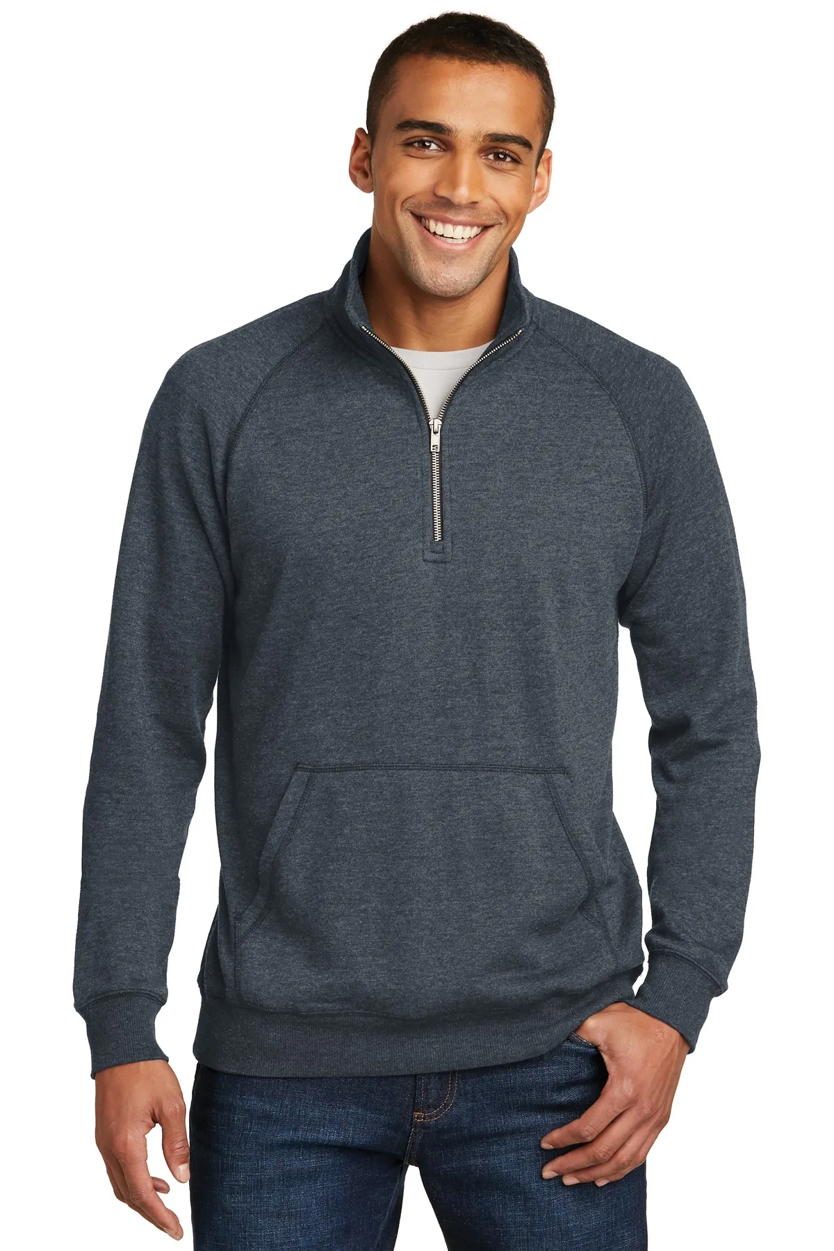 District® Lightweight Fleece 1/4-Zip. view 2