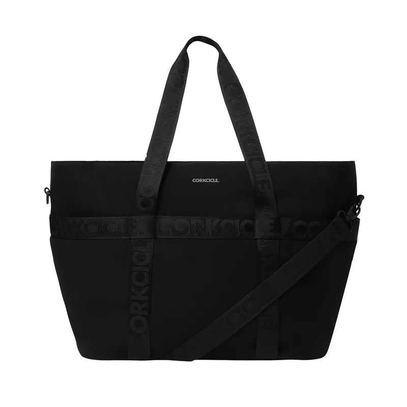 Corkcicle Estelle Tote Bag - Black Neoprene