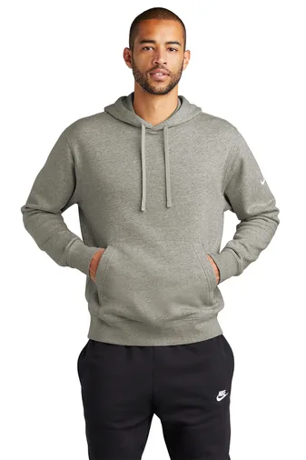 Nike Club Fleece Sleeve Swoosh Pullover Hoodie view 4