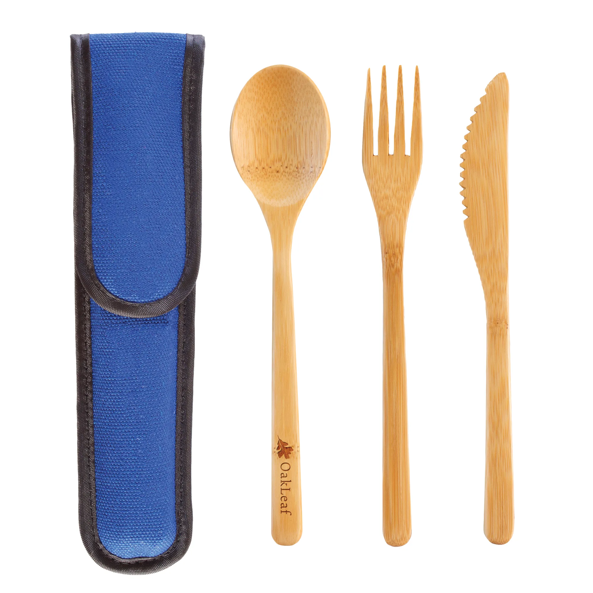 Take-Along Flatware Set w/Blue Travel Case