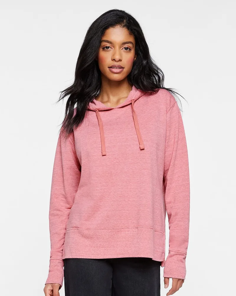 LAT® Women's Vintage Wash Hoodie Sweatshirt view 2