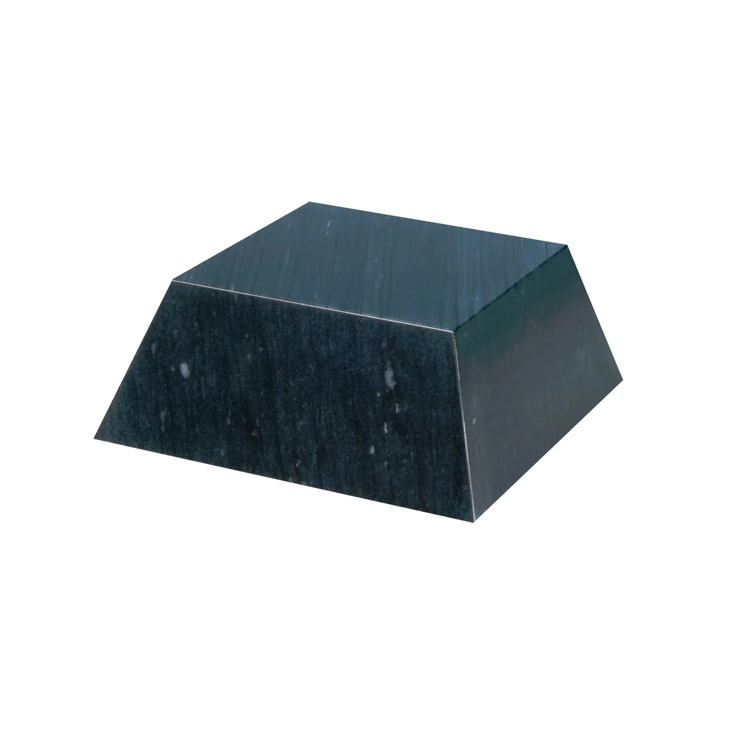 Small Black Marble Pyramid Base view 2