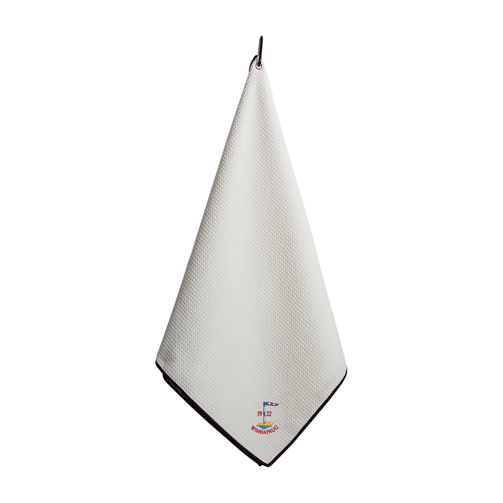 Ahead Microfiber Golf Towel - White-Black