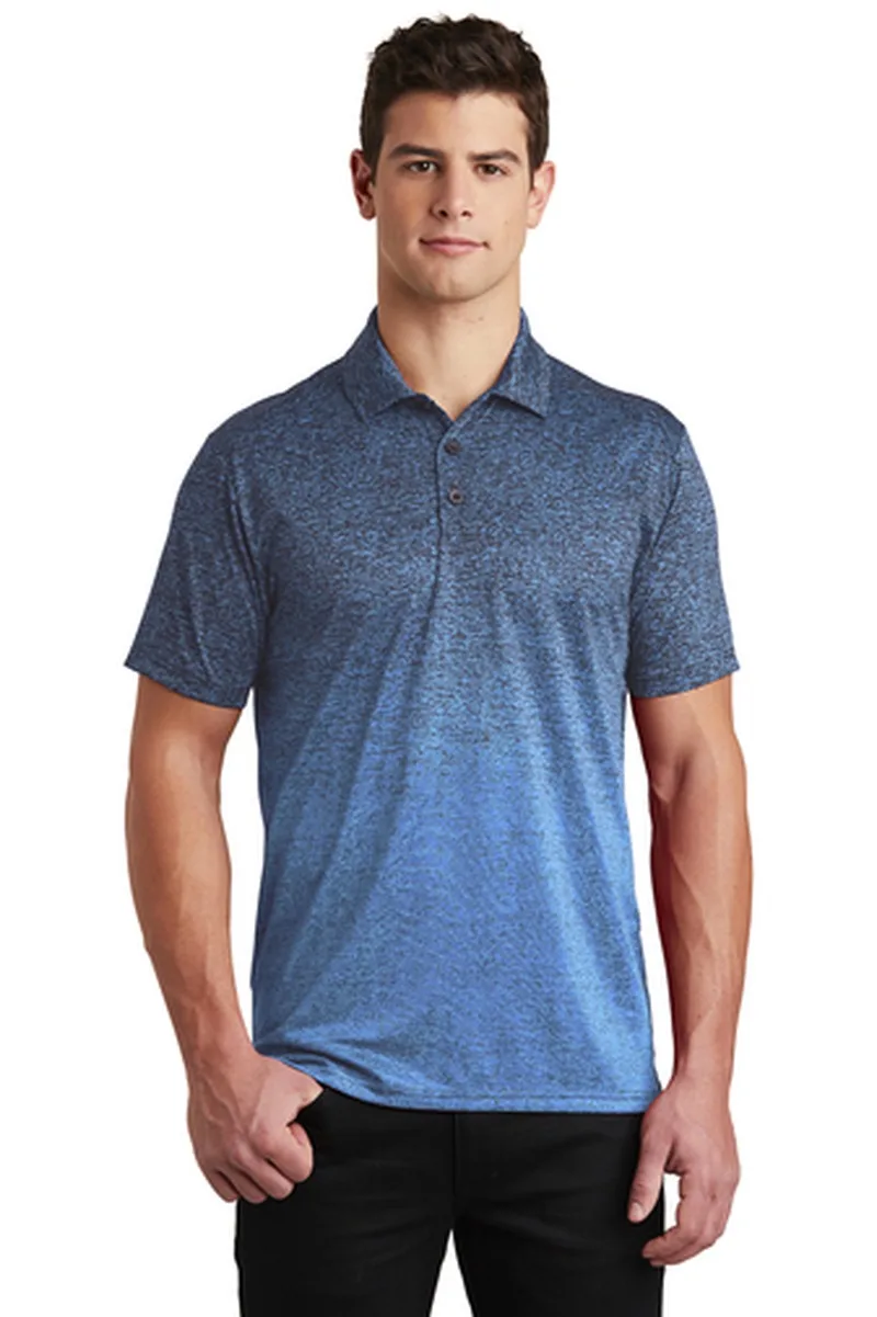 Sport-Tek ® Ombre Heather Polo.
