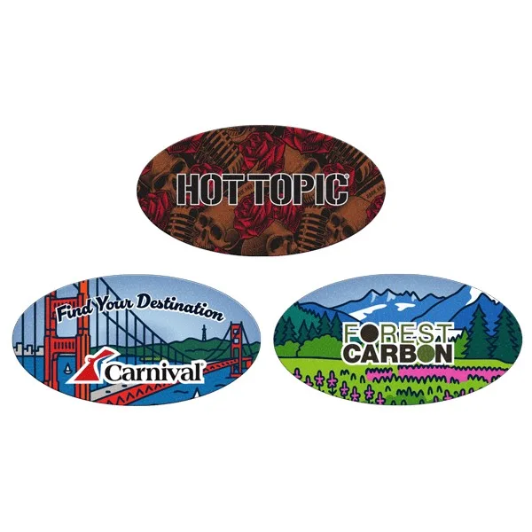Tag Buddy 4" x 2" Oval All-Purpose Sticker
