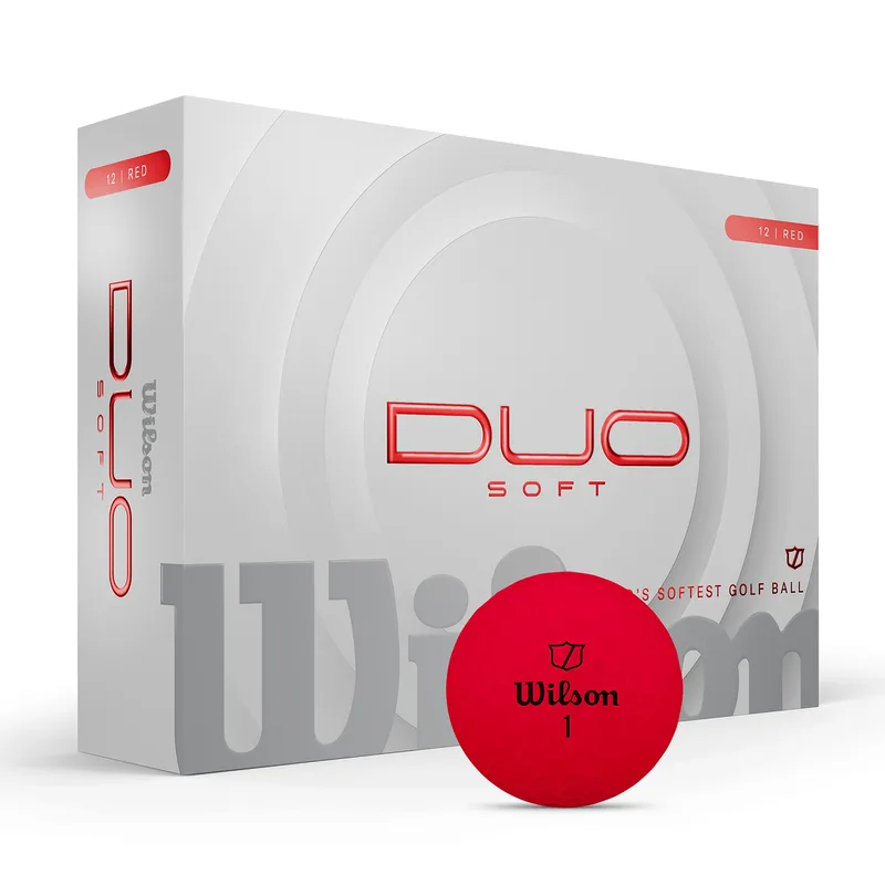 Wilson Duo Soft Red Golf Balls