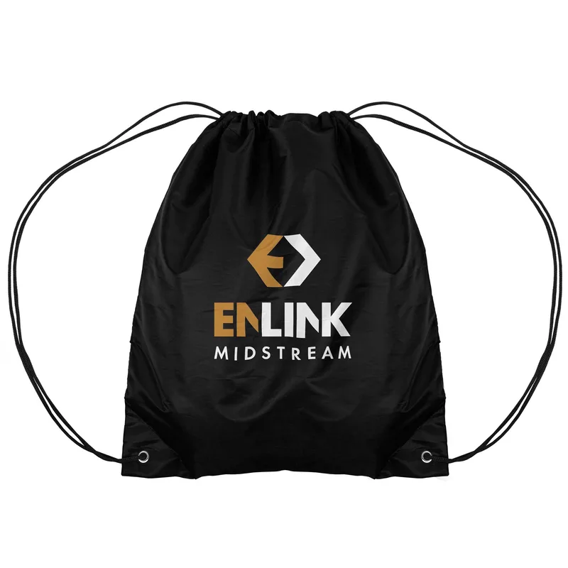 210D Polyester Drawstring Backpack view 3