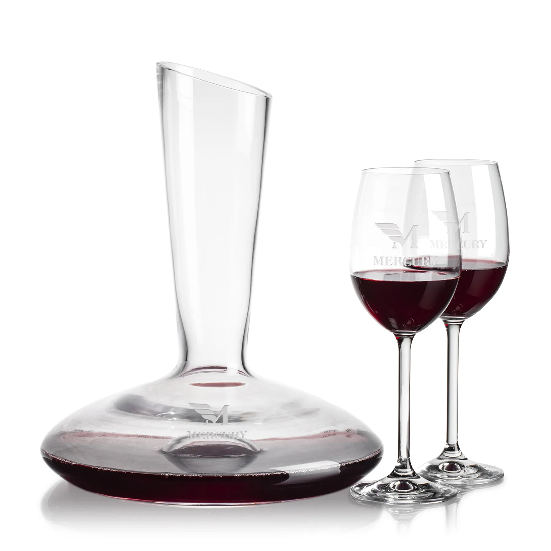 Stemmed Set, Woodbridge Wine Set, Carafe & 2 Wine